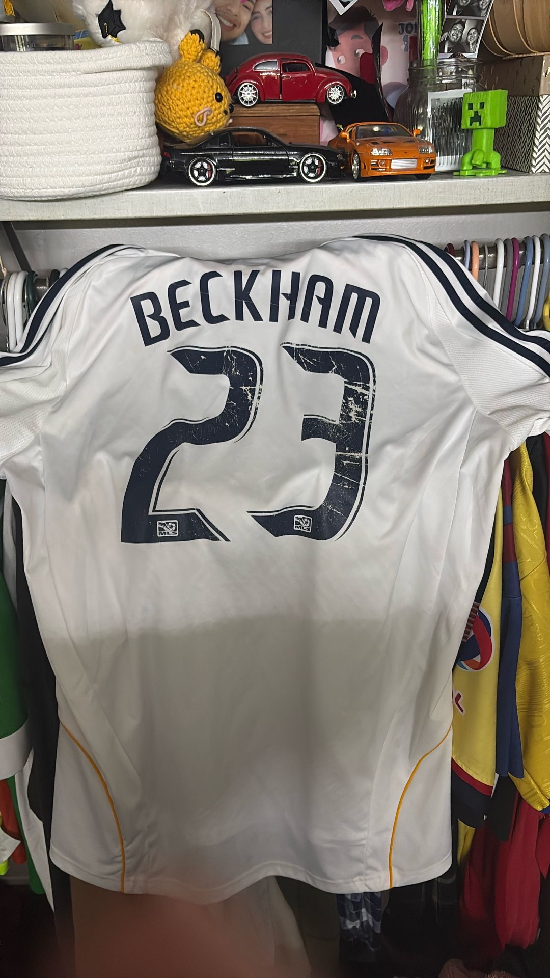 vintage David Beckham LA Galaxy Jersey