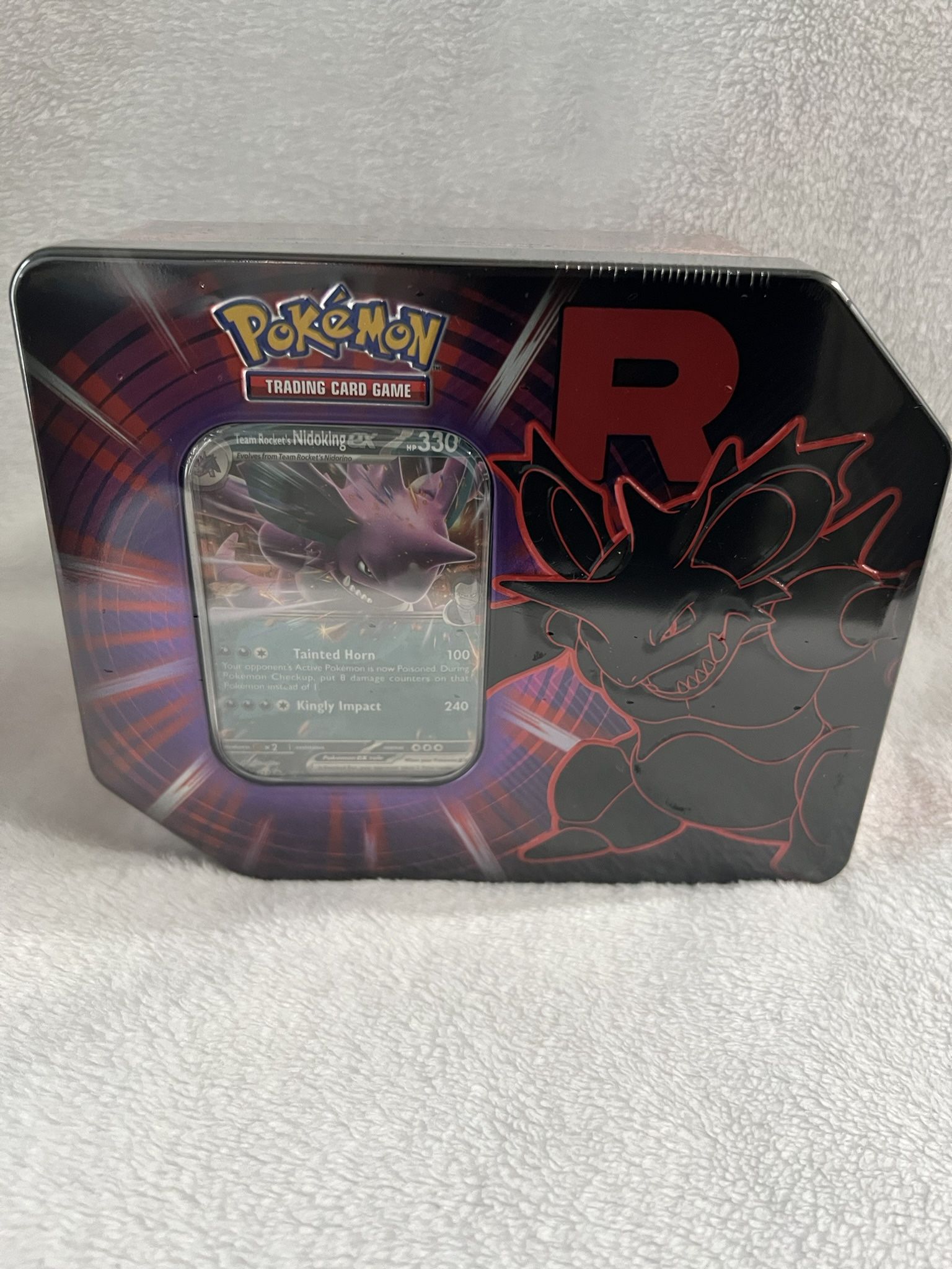 Pokemon Team Rocket Tin Nidoking