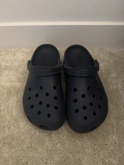 Crocs Navy Blue 9
