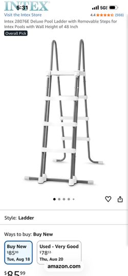 ***NEW OPEN BOX**POOL LADDER 48'