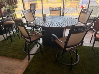 7pc counter table set