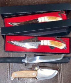 Boning Knives with Blade Guard Lot $45 For All