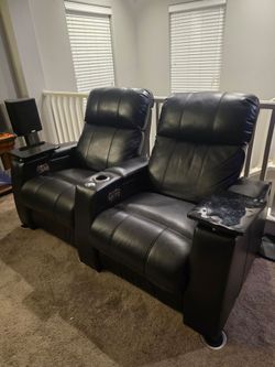 Black Theater chairs.