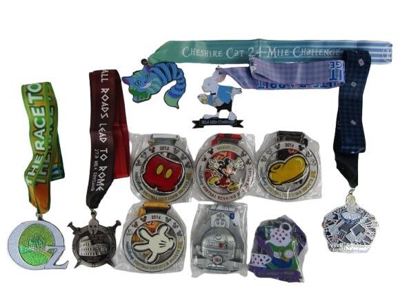 Disney Virtual Marathon Races Medals . A Total Of 11