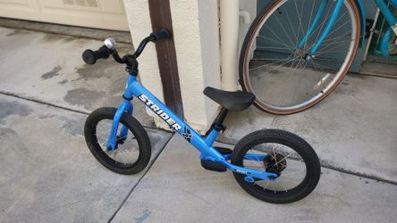 Blue 14" Strider Bike