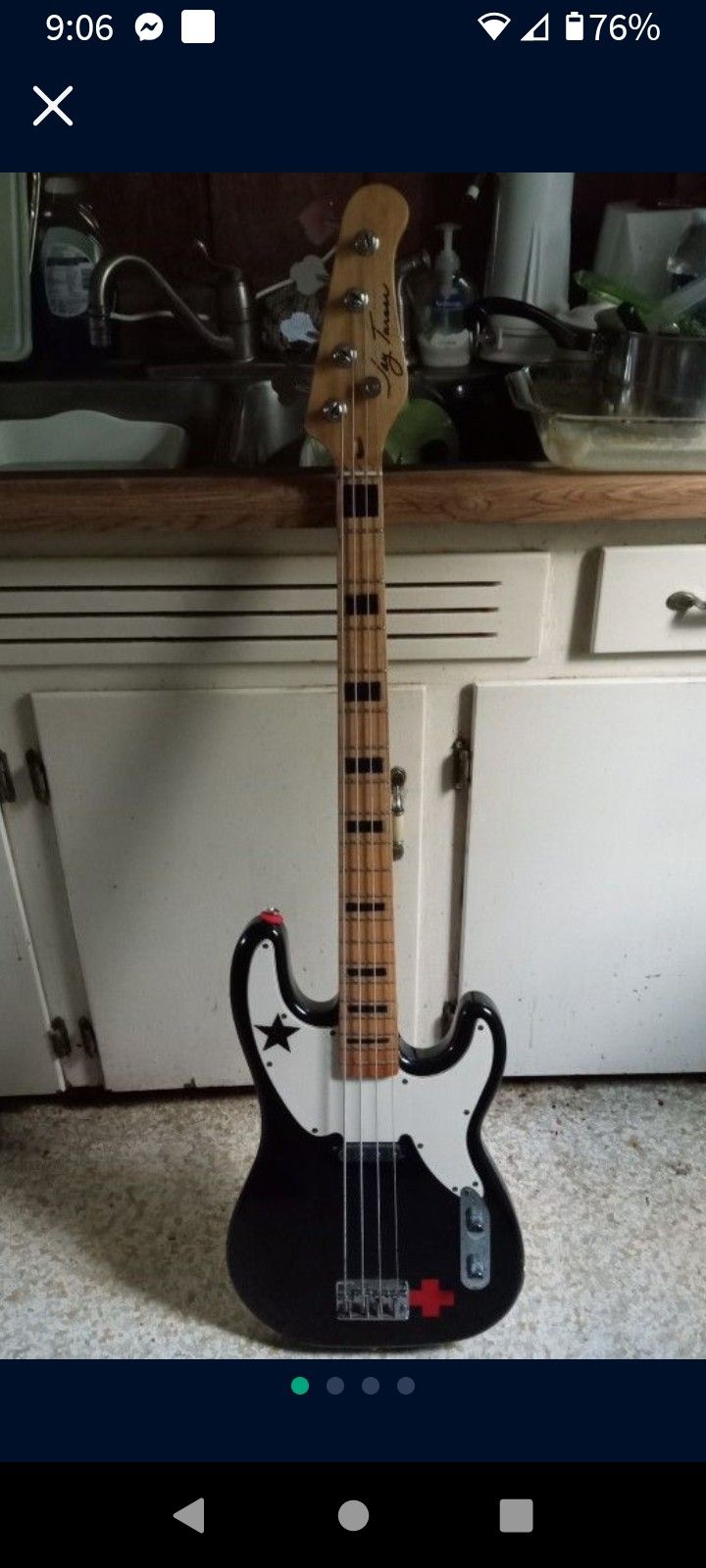 Bass Guitar With Case...