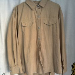 Oversized Corduroy Shirt