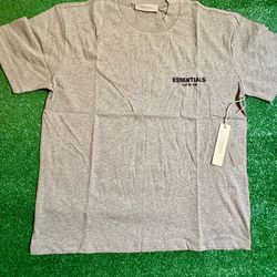 Fear of God Essentials grey cotton t-shirt