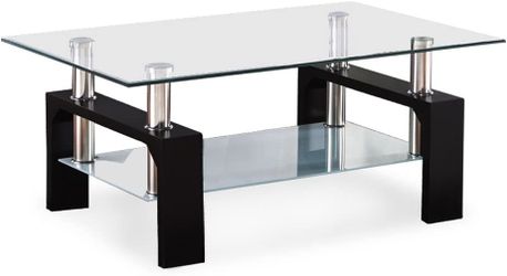 Modern Black Sleek coffee table