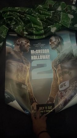 McGregor Holloway poster