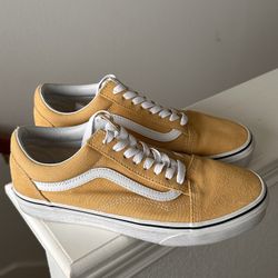 Yellow Vans Men 7 Women 8.5