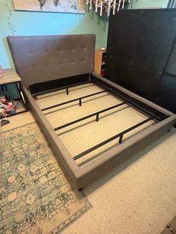 Upholstered Queen Bed frame