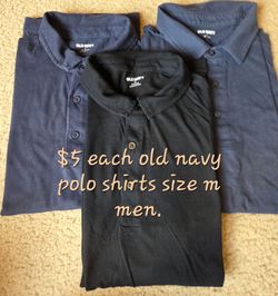 $5 each old navy shirts men
