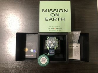 Omega x Swatch Bioceramic Moonswatch Mission on Earth