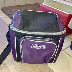 $15 Each Coolers Igloo Coleman Picnic Party Bags Ice Purple Soft Sided Ice Chests 