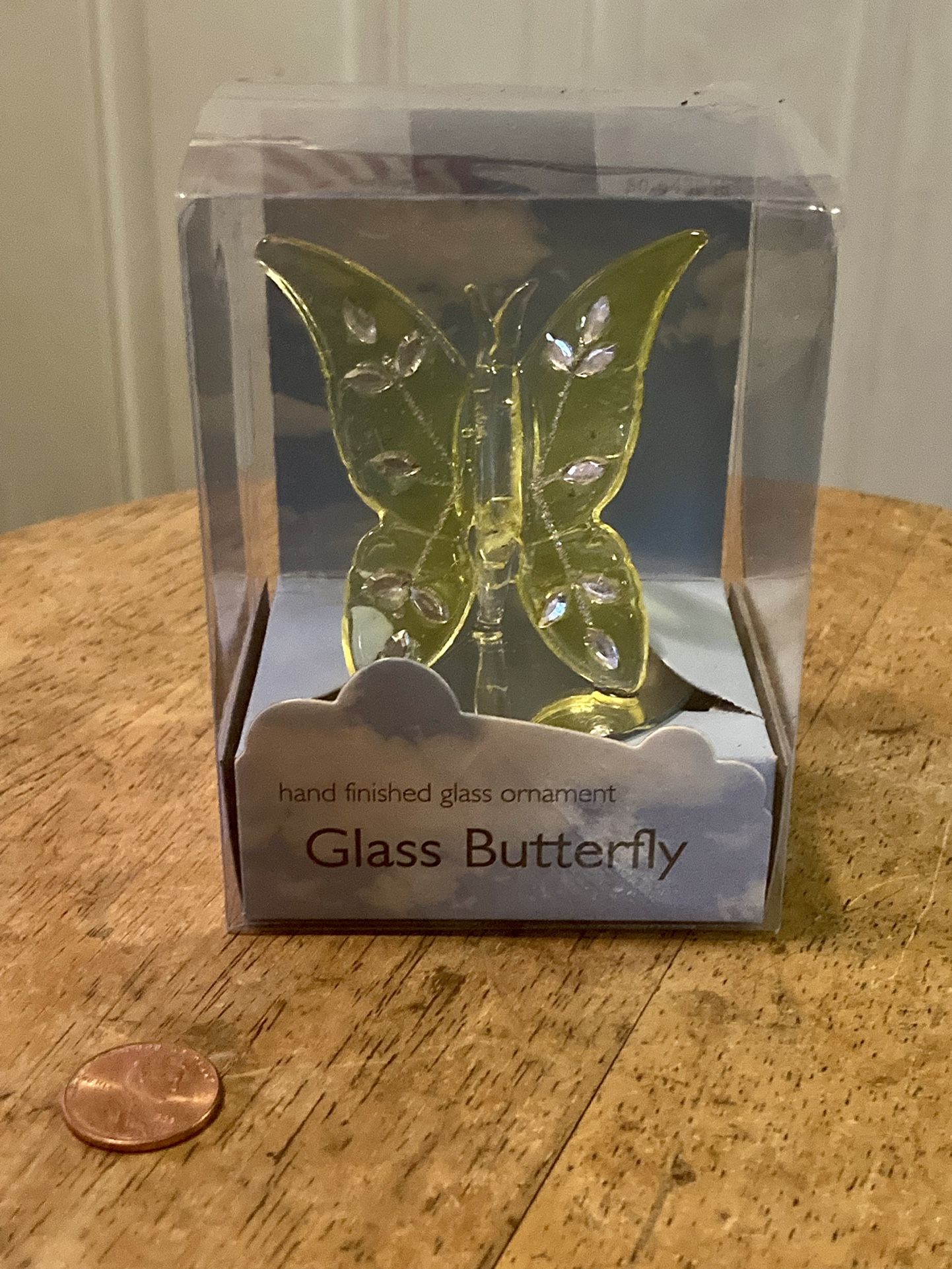 Glass Butterfly Figurine
