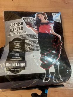 Child Spanish dancer Costume Size Large