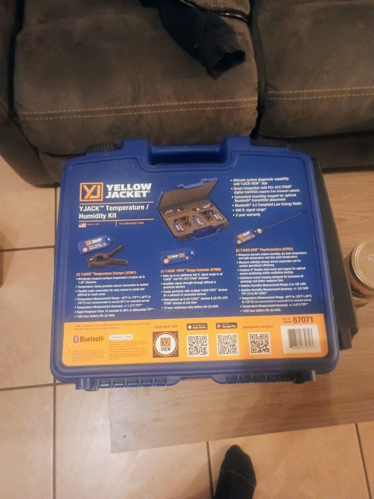 Yellow Jacket Temperature And Air Kit