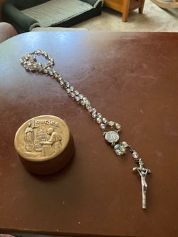 Rosary and box