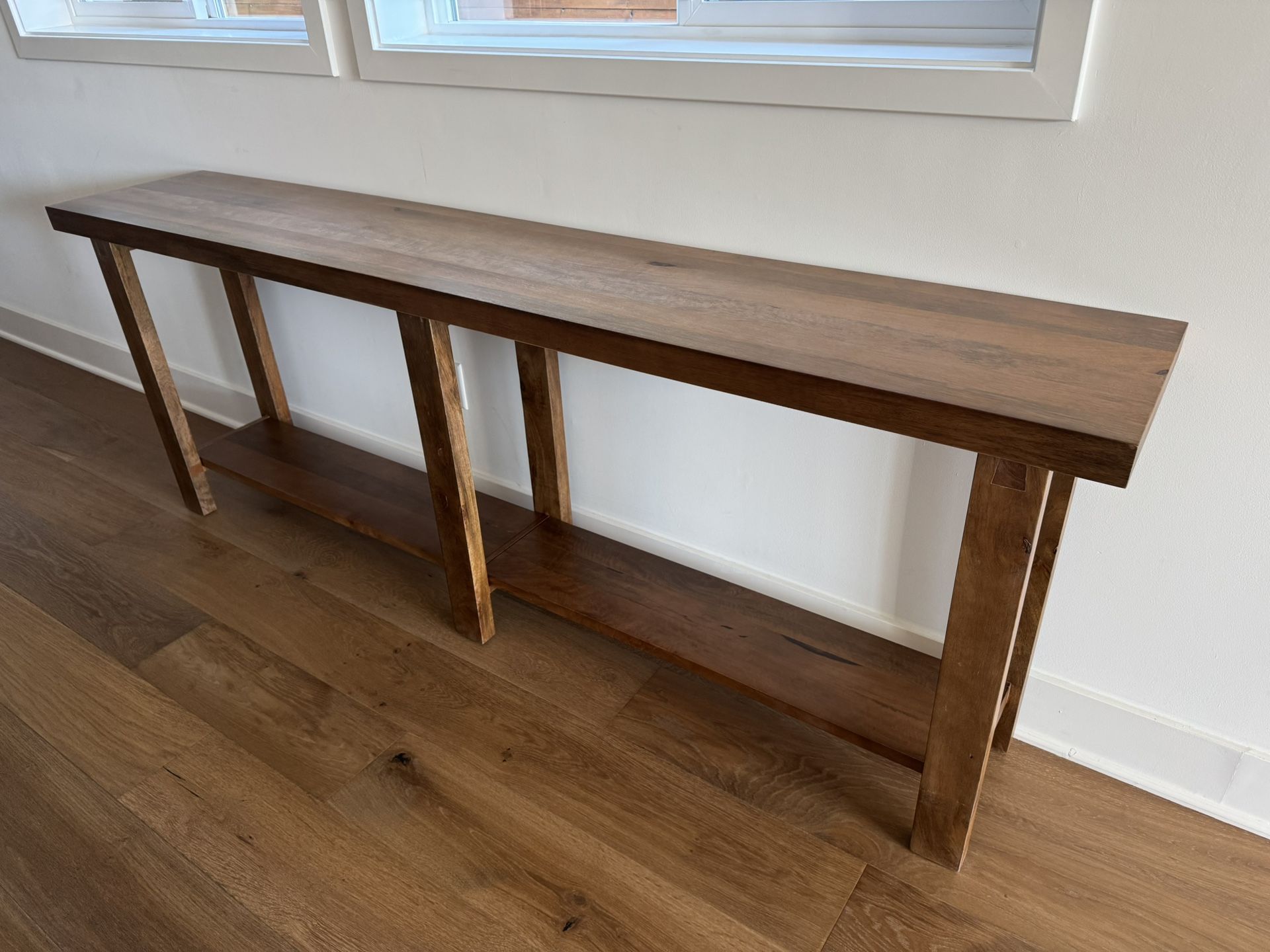 Pottery Barn Reed Grand Console Table (84”)