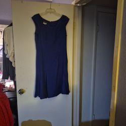 Dress, Blue, Size 12