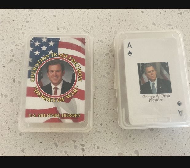Collectible item of Operational Iraq freedom heroes of the war card