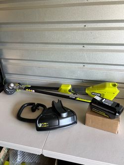 Ryobi 40V 15 in. Expand-It Cordless Battery Attachment Capable String Trimmer with 4.0 Ah Battery NO CHARGER