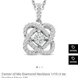 Center Of Me Diamond Necklace 