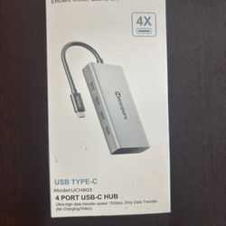 4 Port USB- C HUB