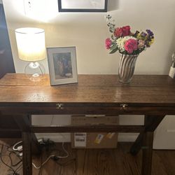 Wood Entry table/desk/dining Table