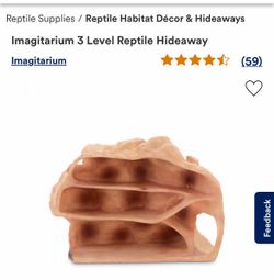 Reptile hide away
