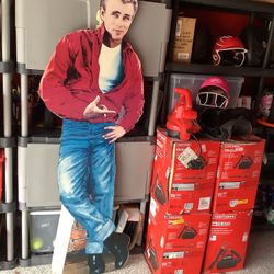 James Dean Rebel Without a Cause Life-size cardboard cutout standup stand free 74” Excellent colors and life like look. Does have a few condition issu