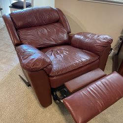 Free leather chair recliner