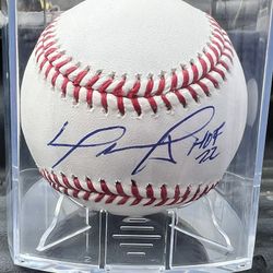 David Ortiz Signed Baseball  "HOF 22" Inscribed