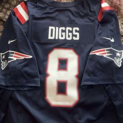 Stefon Diggs Jersey (patriots) 3x