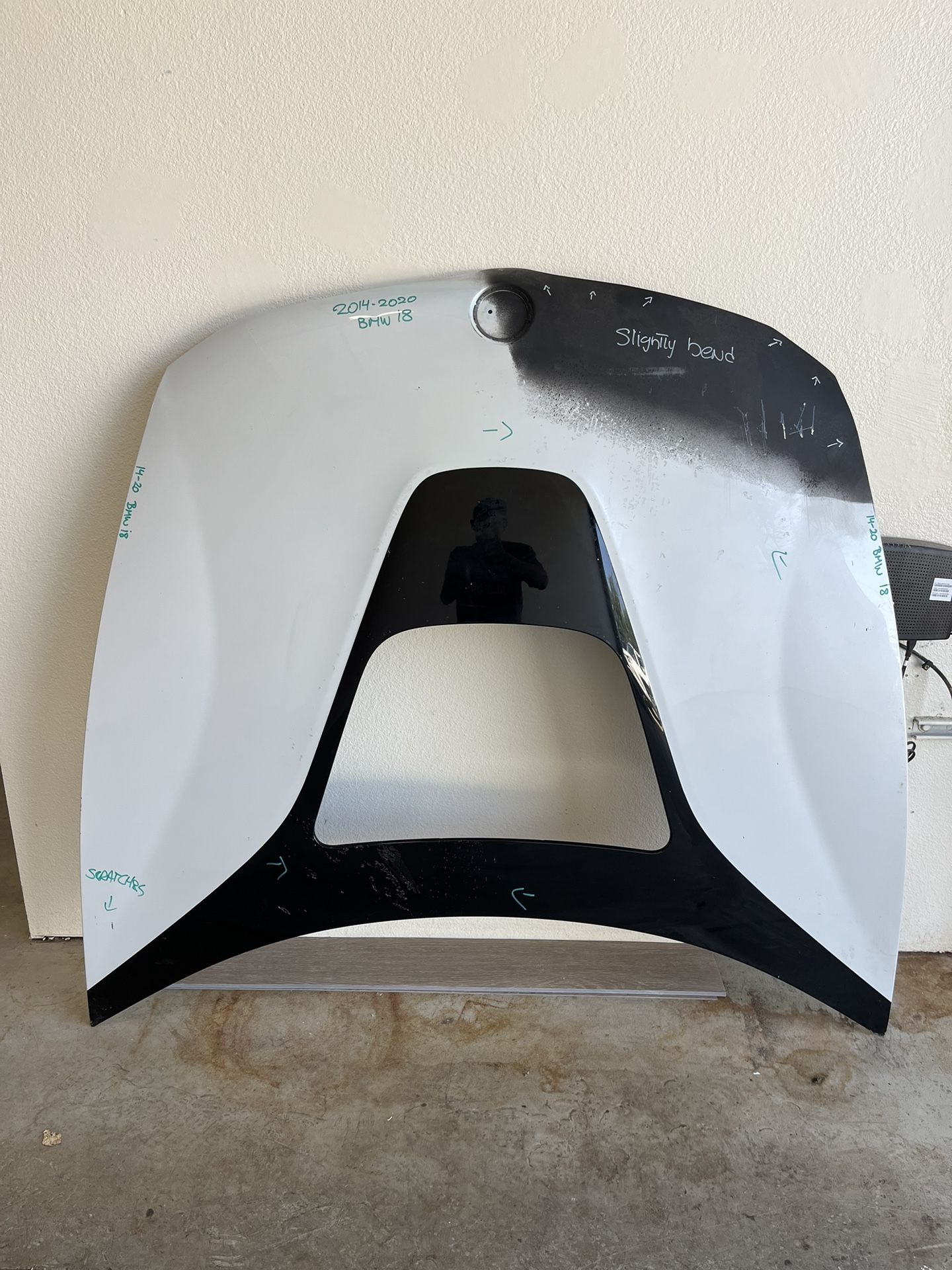 2014-2015-2016-2017-2018-2019-2020 BMW i8 HOOD PARTS ONLY OEM USED