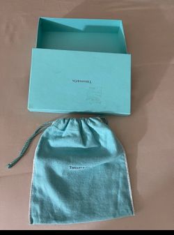 Tiffany & Co. Box and Pouch. Vintage good condition