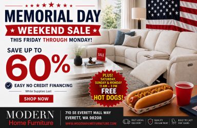 Memorial Day Weekend Event @Modern Home Furniture