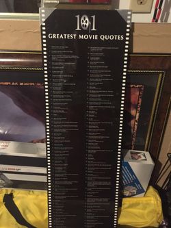 Greatest movie quotes sign