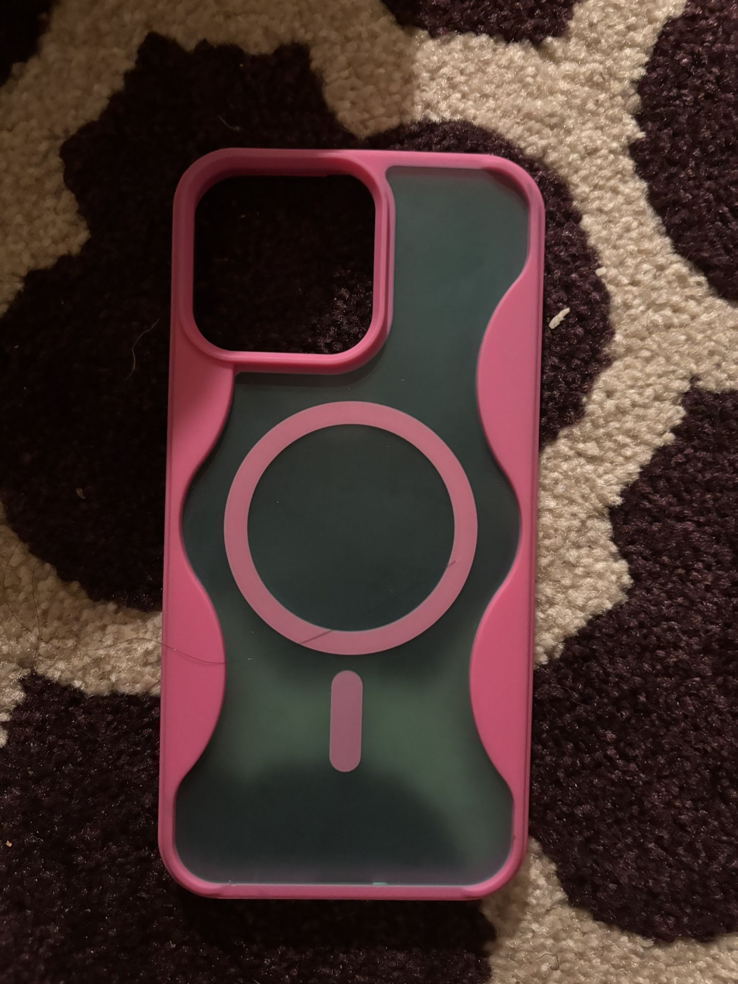 Pink And Teal Iphone Case