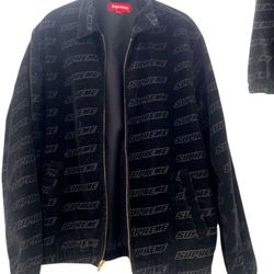 Supreme Black corduroy jacket 