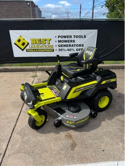 Ryobi 80v 54” zero turn riding mower