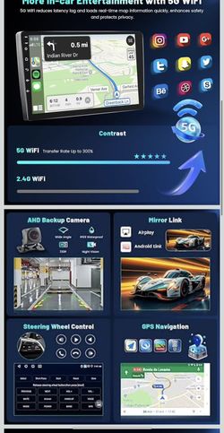 4G+64G] Android 15 Car Radio Stereo for Kia Rio 2012 2013 2014, Wireless Carplay Android Auto, 9 Inch IPS Touch Screen Car Radio Bluetooth GPS SWC FM 