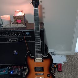 Gibson Sg Guitar Pre Production Modeld With Binding And No Body Carve  Verry Mice Example