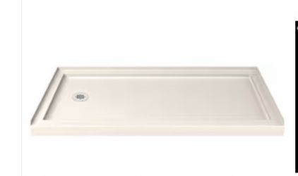 Rectangular Shower Base with Left Drain NEW