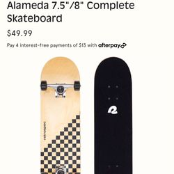 Alameda 7.5”/8” Complete Skateboard