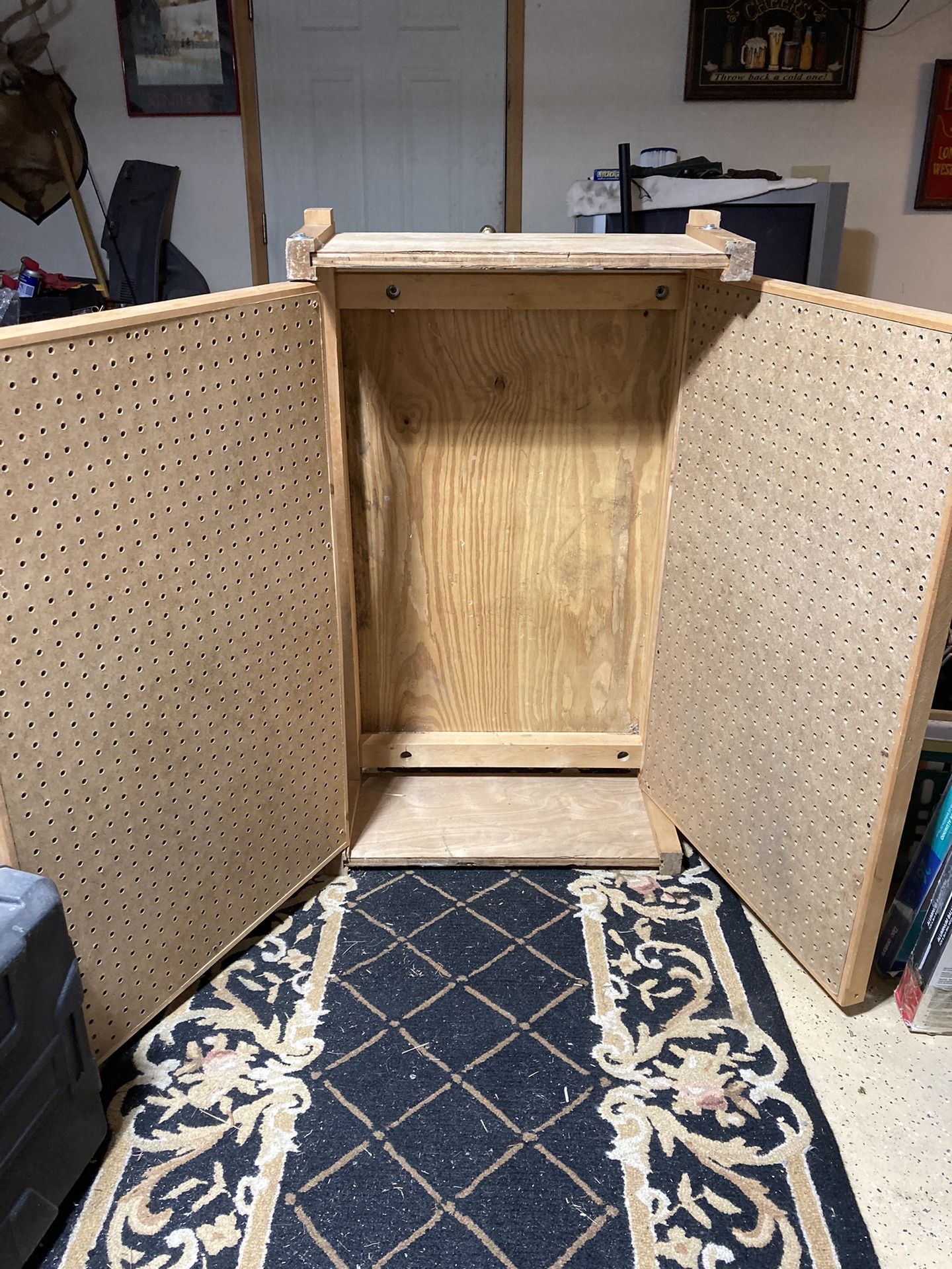 Pegboard Wall Cabinet