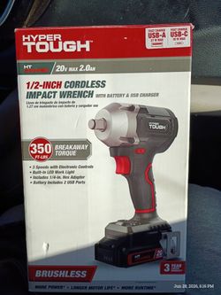 Hyper Tough Cordless Impact Wrench
