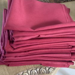 25 Burgundy, Color Linen Napkins