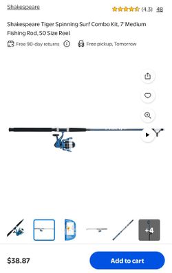 Shakespeare Tiger® Spinning Combo Fishing Rod 7